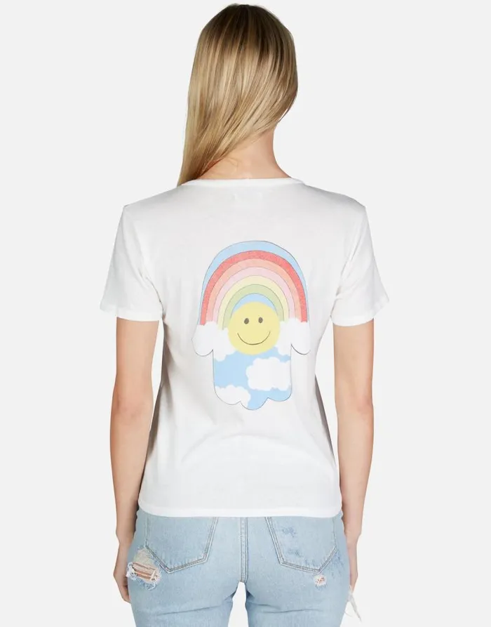 Croft Happy Cloud Hamsa Milk Women Lauren Moshi Short Sleeve