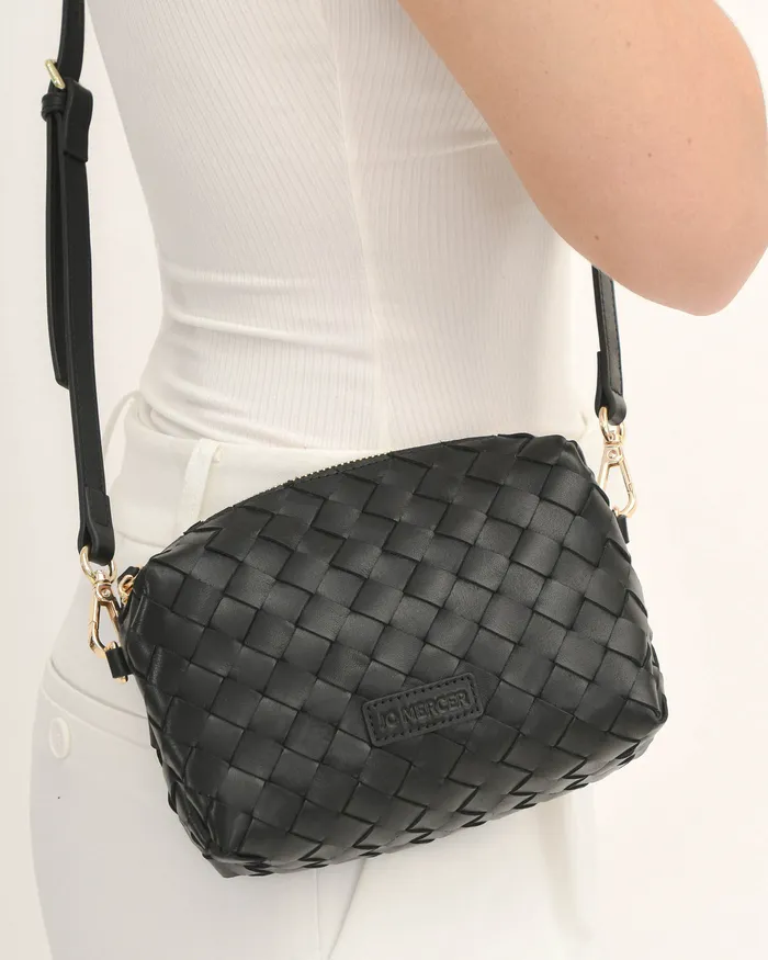 CROSS BODY BAGS Manuel crossbody bag black leather jomercer Women CROSS BODY BAGS Manuel crossbody bag black leather jomercer Women