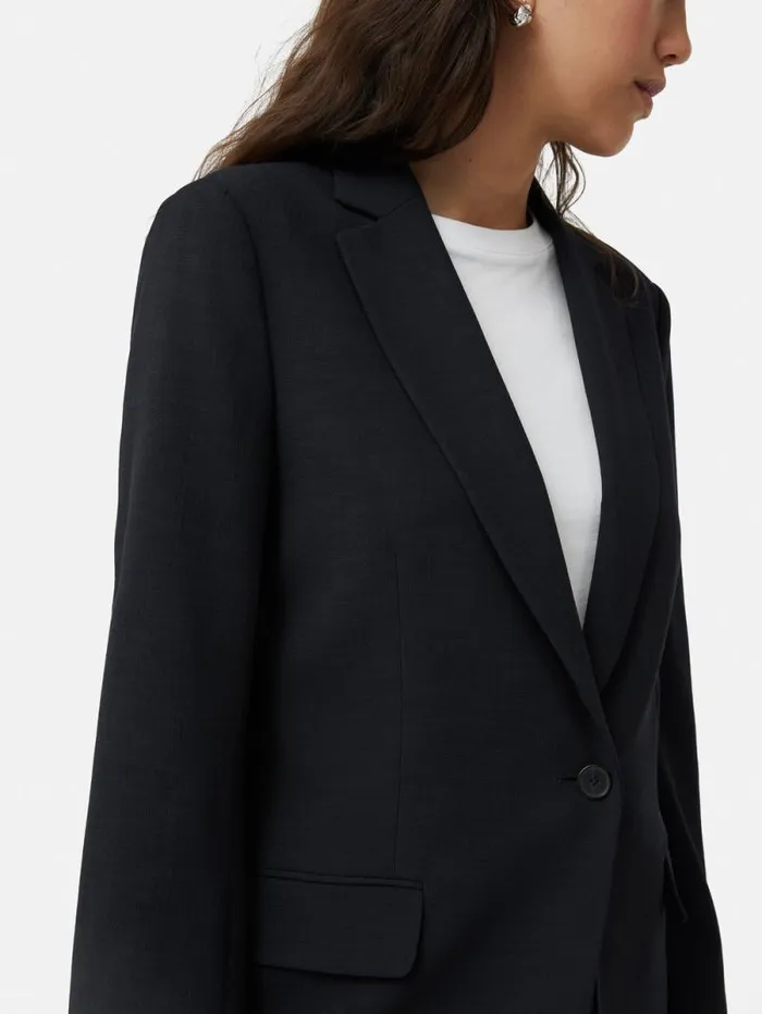 Crosshatch Knox Blazer Navy Women Jigsaw Suits and Tailoring
