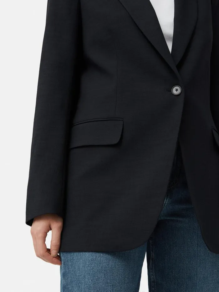 Crosshatch Knox Blazer Navy Women Jigsaw Suits and Tailoring