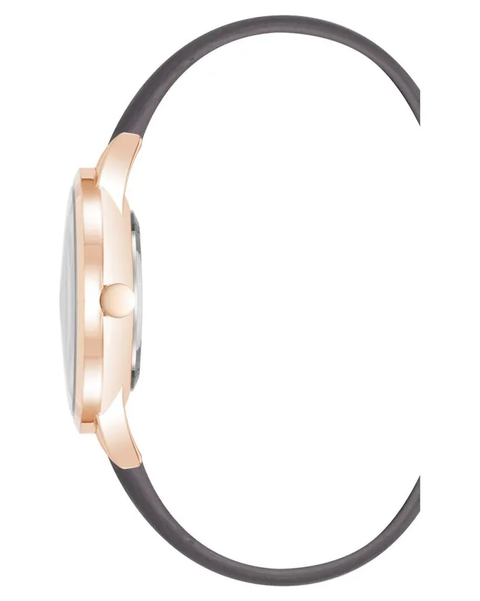 Crystal Accented Strap Watch Grey Women Nine West Straps Crystal Accented Strap Watch Grey Women Nine West Straps