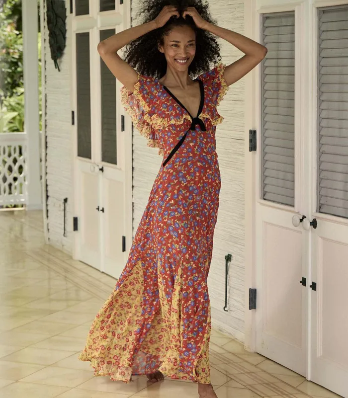 DEN Dresses Women Audette Dress Dayflower Meadow