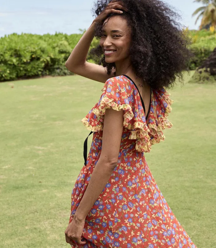 DEN Dresses Women Audette Dress Dayflower Meadow