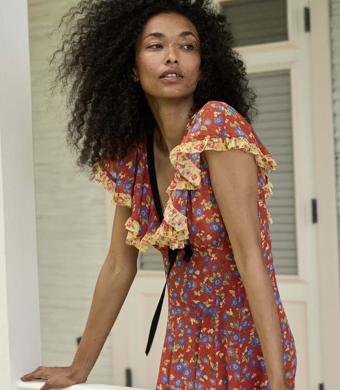 DEN Dresses Women Audette Dress Dayflower Meadow
