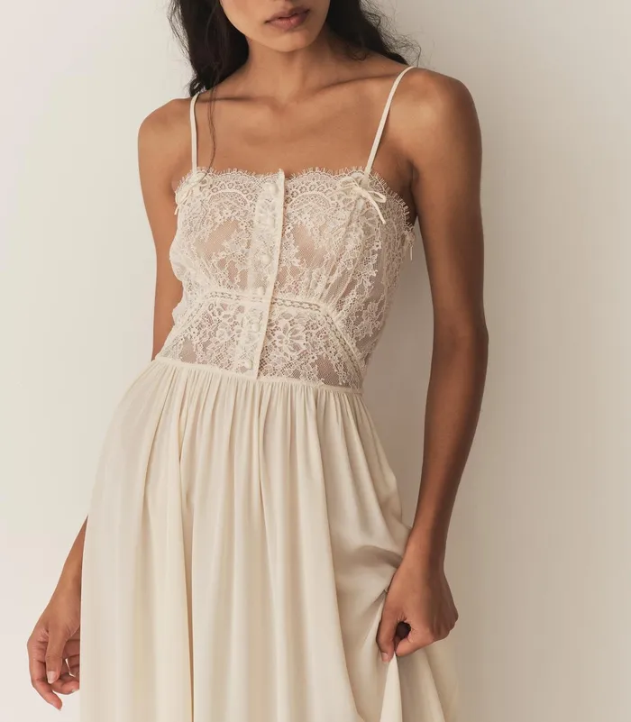 DEN Dresses Women Corinne Dress Mother Of Pearl