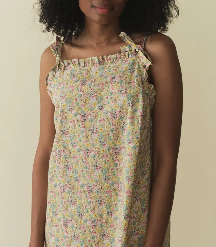 DEN Dresses Women Dee Dress Chrysanthemum Sky Floral DEN Dresses Women Dee Dress Chrysanthemum Sky Floral