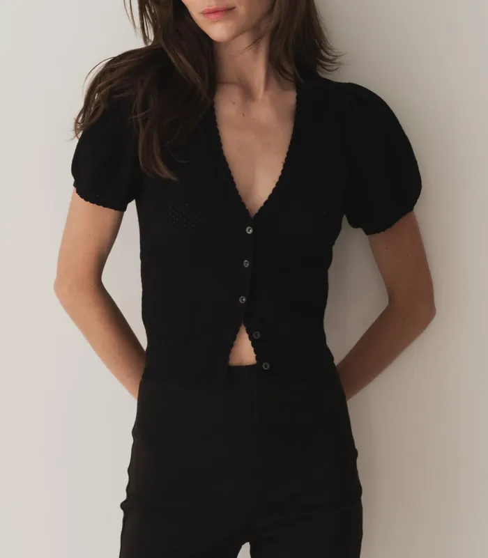 DEN Knitwear Women Ambrose Cardigan Black