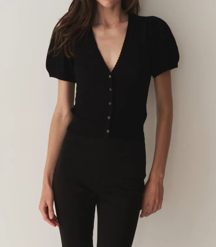 DEN Knitwear Women Ambrose Cardigan Black