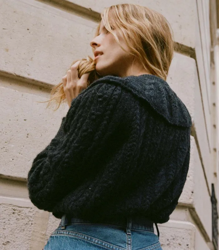 DEN Knitwear Women Nerina Cardigan Moonshadow DEN Knitwear Women Nerina Cardigan Moonshadow