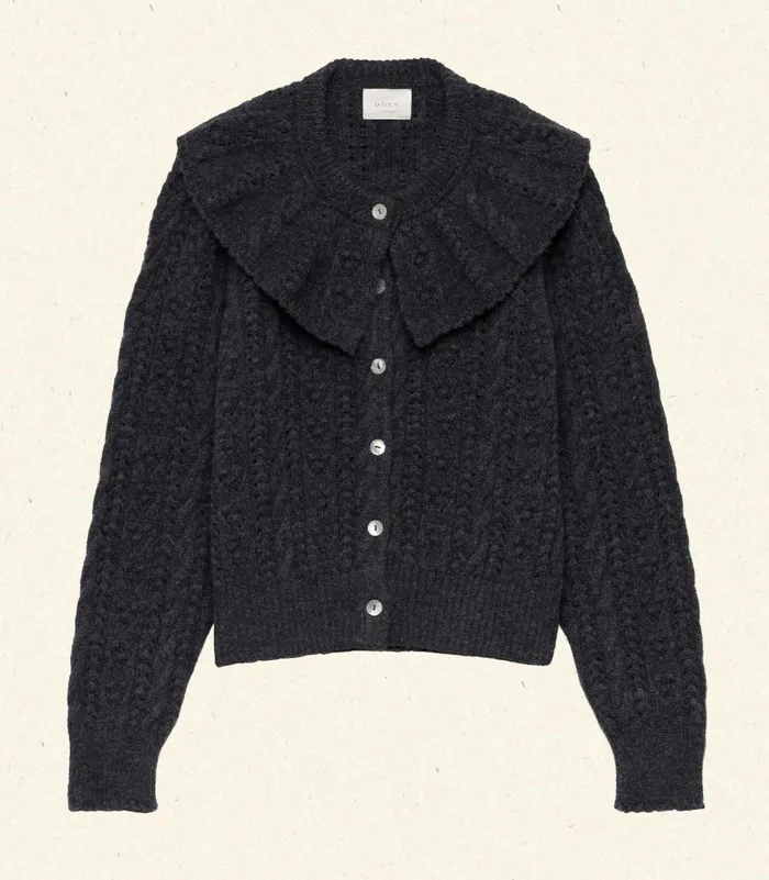DEN Knitwear Women Nerina Cardigan Moonshadow DEN Knitwear Women Nerina Cardigan Moonshadow