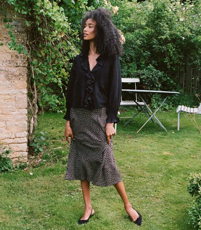 DEN Skirts Women Elowena Skirt Camille Dot DEN Skirts Women Elowena Skirt Camille Dot
