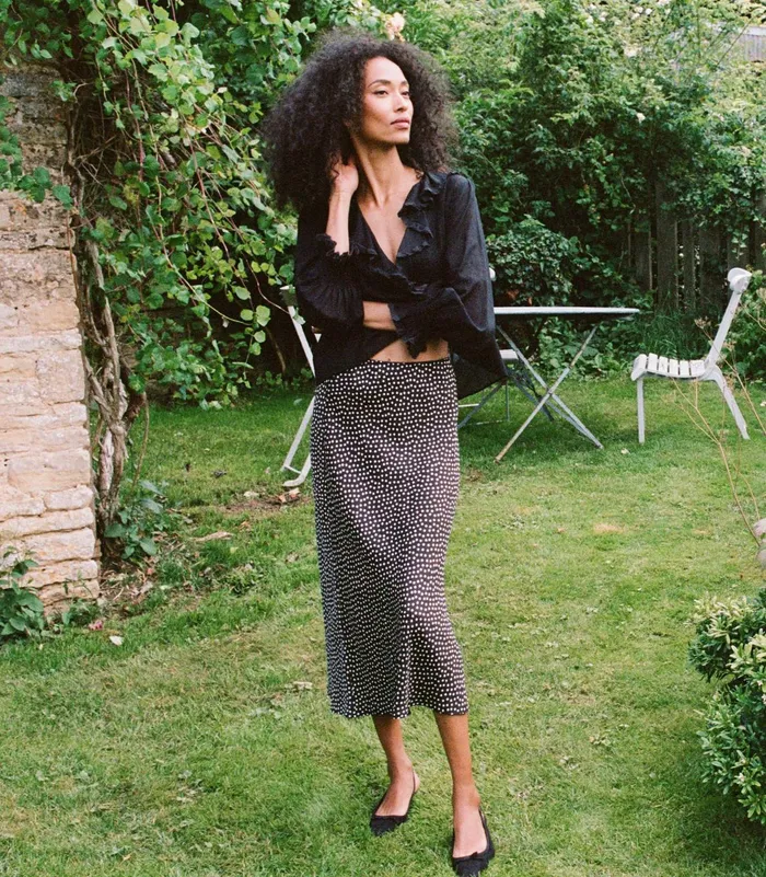 DEN Skirts Women Elowena Skirt Camille Dot DEN Skirts Women Elowena Skirt Camille Dot
