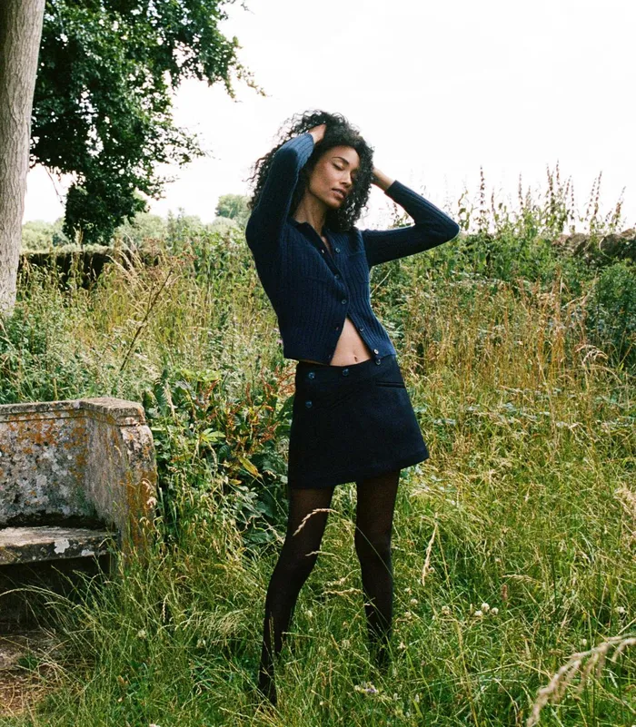 DEN Skirts Women Raina Skirt Deep Navy DEN Skirts Women Raina Skirt Deep Navy