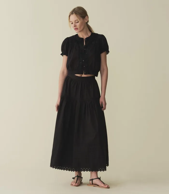 DEN Skirts Women Sebastiane Skirt Black DEN Skirts Women Sebastiane Skirt Black