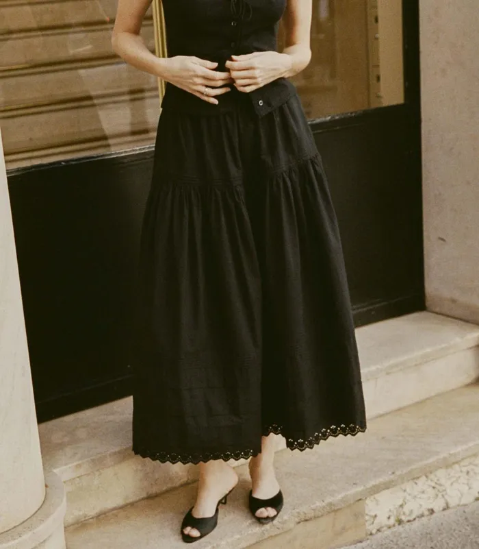 DEN Skirts Women Sebastiane Skirt Black DEN Skirts Women Sebastiane Skirt Black