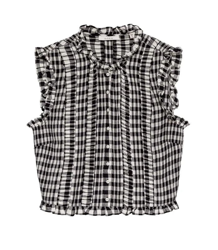 DEN Tops Women Harietta Top Marilyn Gingham DEN Tops Women Harietta Top Marilyn Gingham