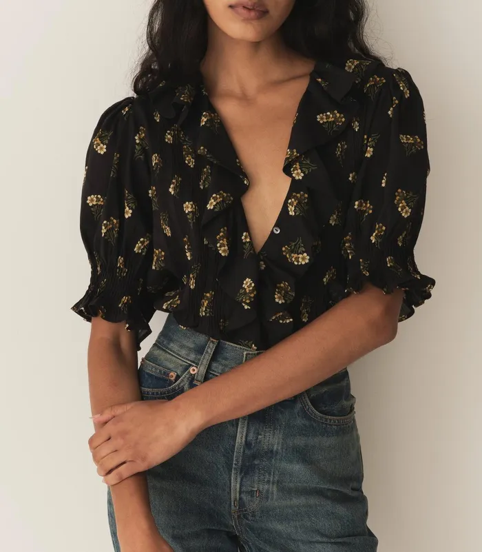 DEN Tops Women Henri Top Buttercup Bouquet