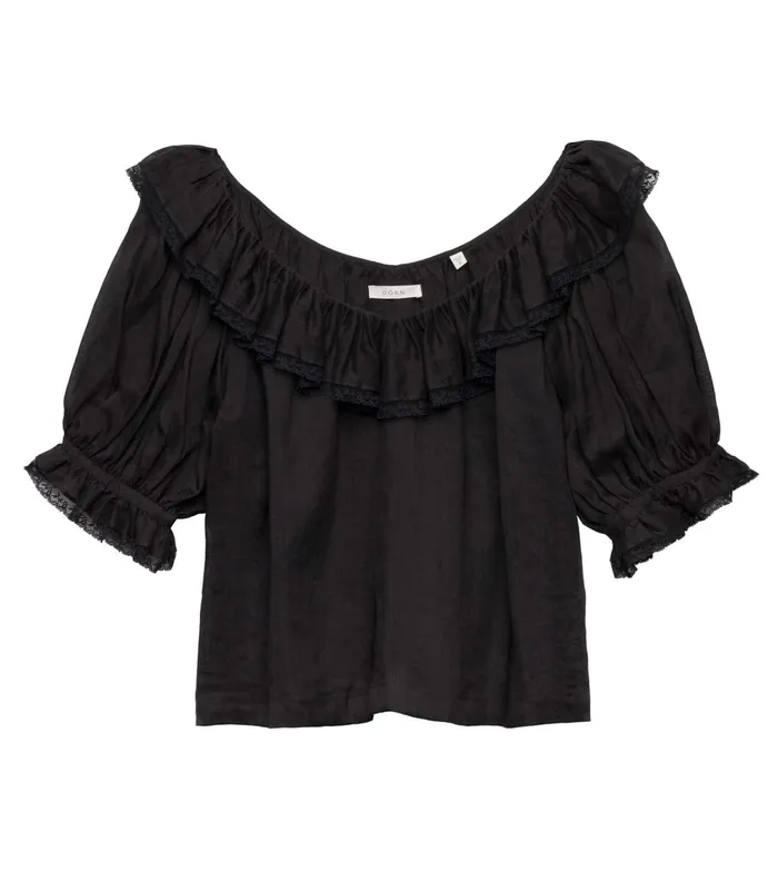 DEN Tops Women Samara Top Black