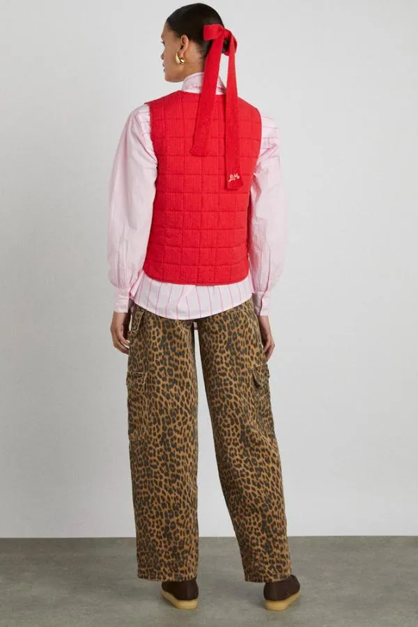 Damson Madder Bottoms Women Dion Jean 8211 Leopard Cargo
