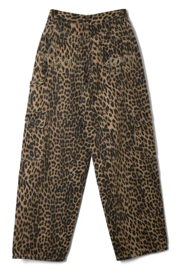 Damson Madder Bottoms Women Dion Jean 8211 Leopard Cargo