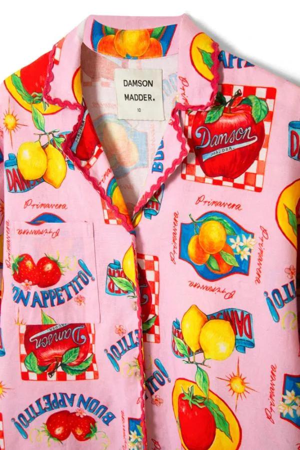 Damson Madder Coords Women Chlo Shirt 8211 Fruit Labels