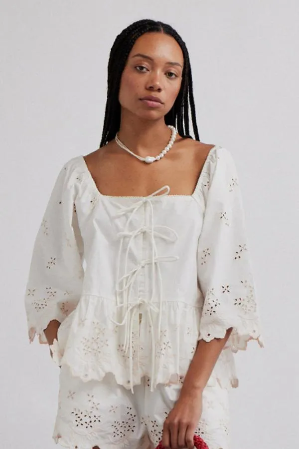 Damson Madder Coords Women Lana Blouse 8211 Broderie