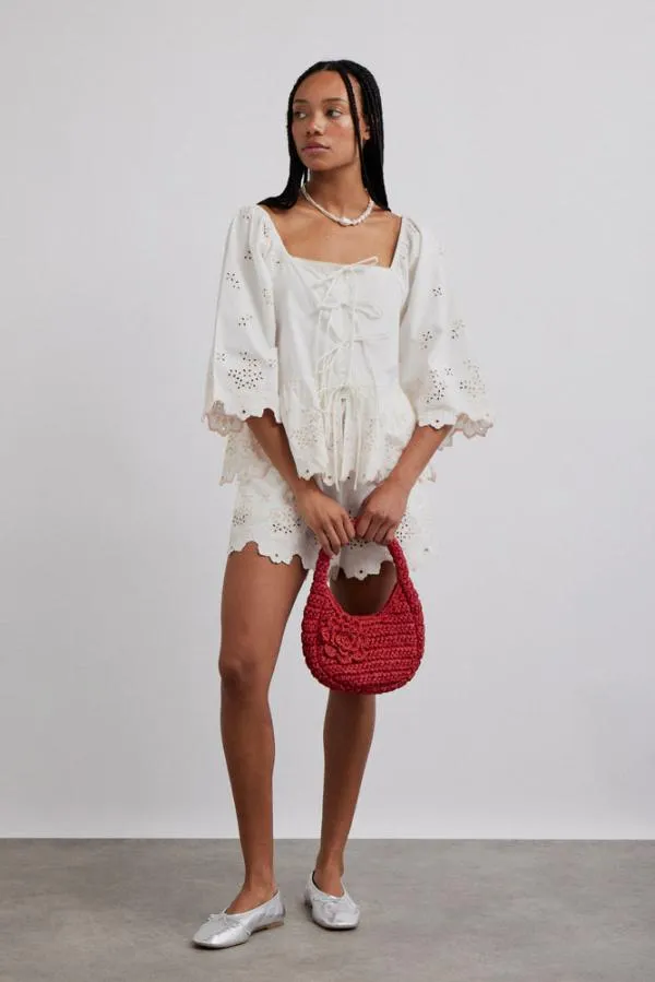 Damson Madder Coords Women Lana Blouse 8211 Broderie