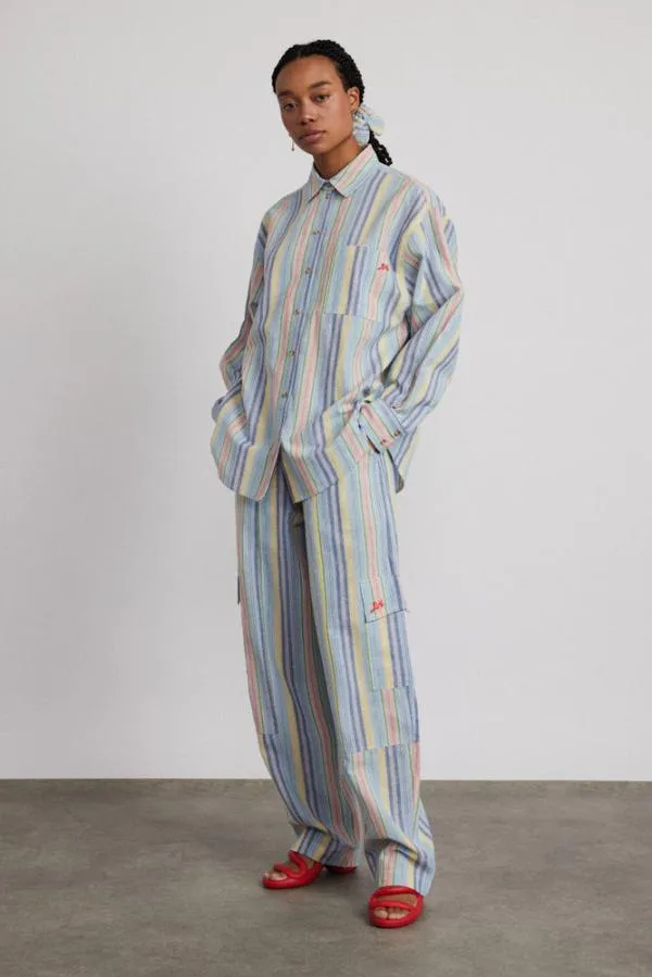 Damson Madder Coords Women Skyla Shirt 8211 Multi Stripe