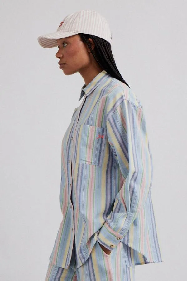 Damson Madder Coords Women Skyla Shirt 8211 Multi Stripe