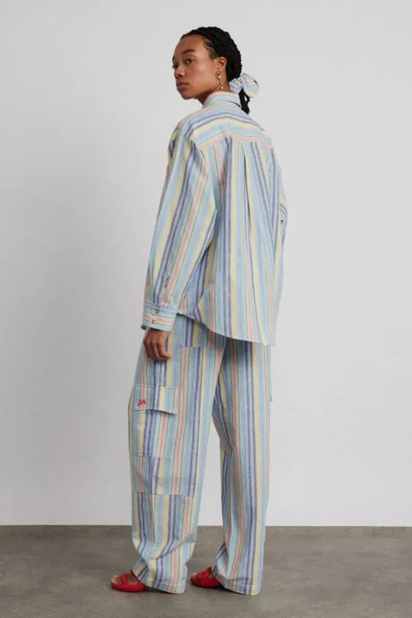 Damson Madder Coords Women Skyla Shirt 8211 Multi Stripe