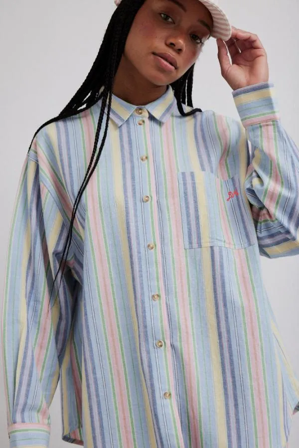 Damson Madder Coords Women Skyla Shirt 8211 Multi Stripe