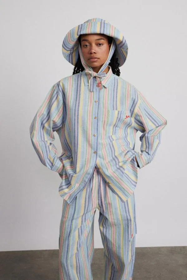 Damson Madder Coords Women Skyla Shirt 8211 Multi Stripe