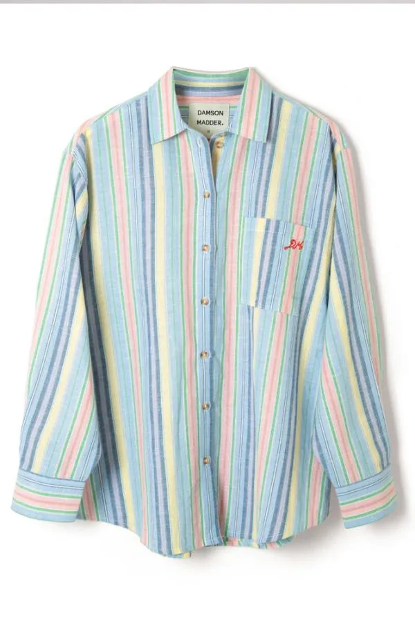Damson Madder Coords Women Skyla Shirt 8211 Multi Stripe