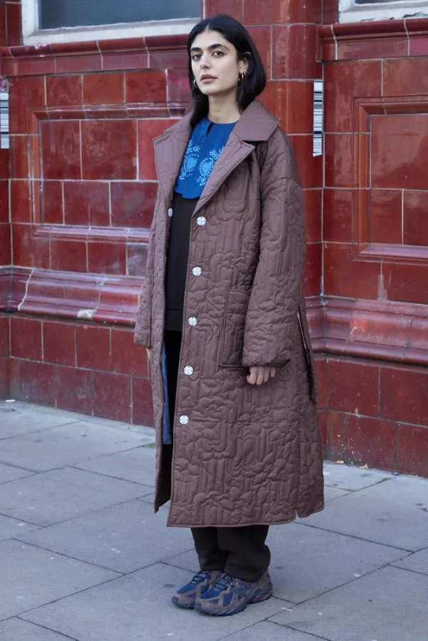 Damson Madder Jackets and Coats Women Gilda Coat Chocolate