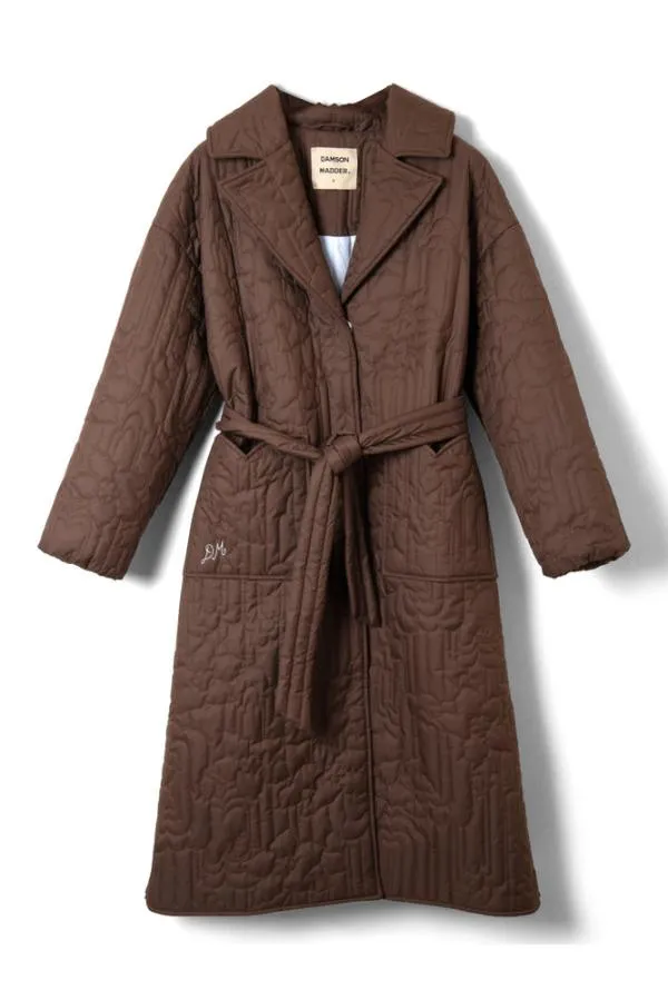 Damson Madder Jackets and Coats Women Gilda Coat Chocolate