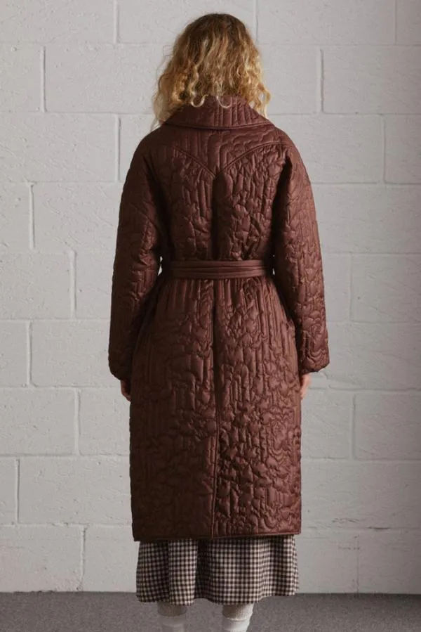 Damson Madder Jackets and Coats Women Gilda Coat Chocolate