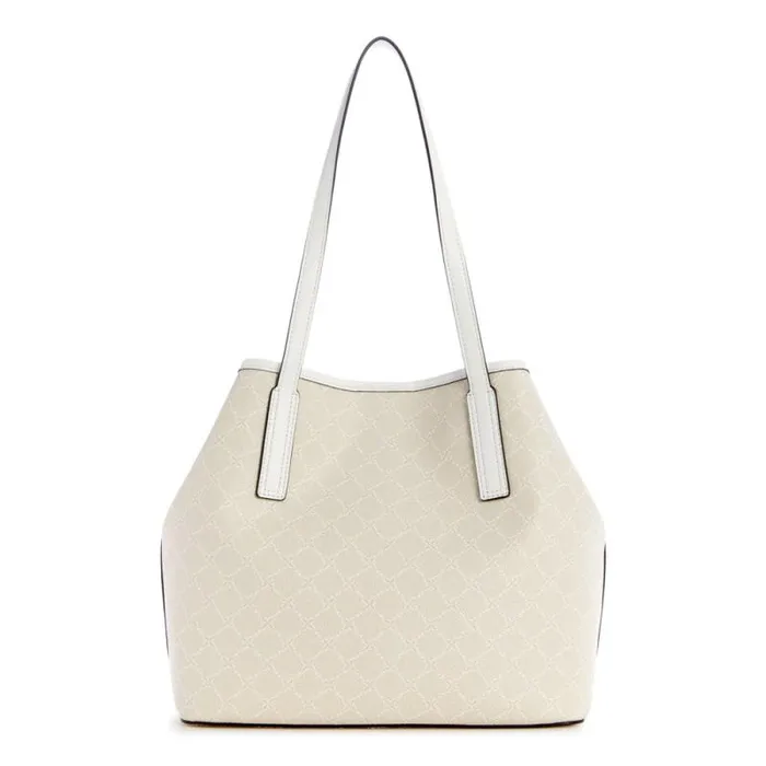 Delaine 2 In 1 Tote Cream Logo Women Nine West Totes and Backpacks Delaine 2 In 1 Tote Cream Logo Women Nine West Totes and Backpacks
