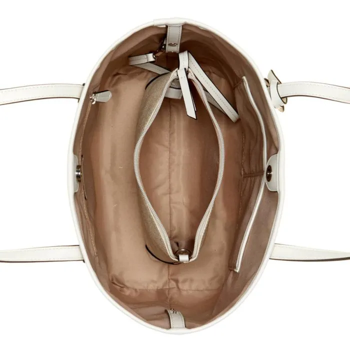Delaine 2 In 1 Tote Cream Logo Women Nine West Totes and Backpacks Delaine 2 In 1 Tote Cream Logo Women Nine West Totes and Backpacks