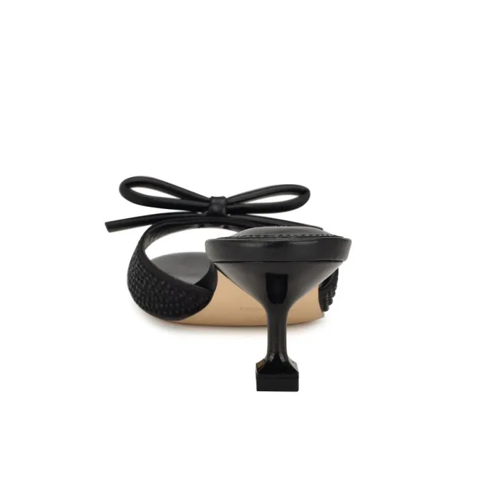 Delly Bow Sandals Black Women Nine West Sandals Delly Bow Sandals Black Women Nine West Sandals