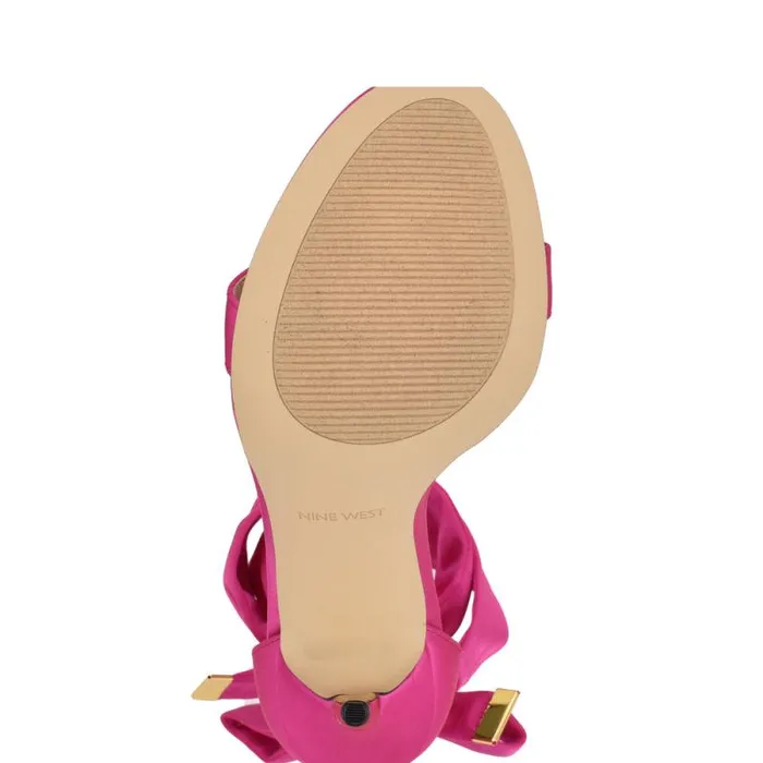 Donatela Ankle Wrap Sandals Pink Women Nine West Sandals Donatela Ankle Wrap Sandals Pink Women Nine West Sandals