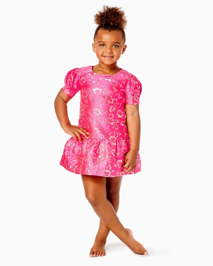 Dresses and Rompers Girls Lilly Pulitzer Girls Mini Erina Dress Pink Grenadine Gold Puff Floral Brocade Dresses and Rompers Girls Lilly Pulitzer Girls Mini Erina Dress Pink Grenadine Gold Puff Floral Brocade