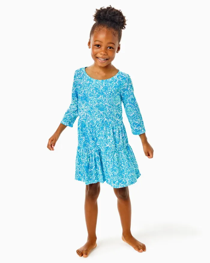 Dresses and Rompers Girls Lilly Pulitzer Girls Mini Geanna Dress Resort White Took Me By Sunrise Dresses and Rompers Girls Lilly Pulitzer Girls Mini Geanna Dress Resort White Took Me By Sunrise