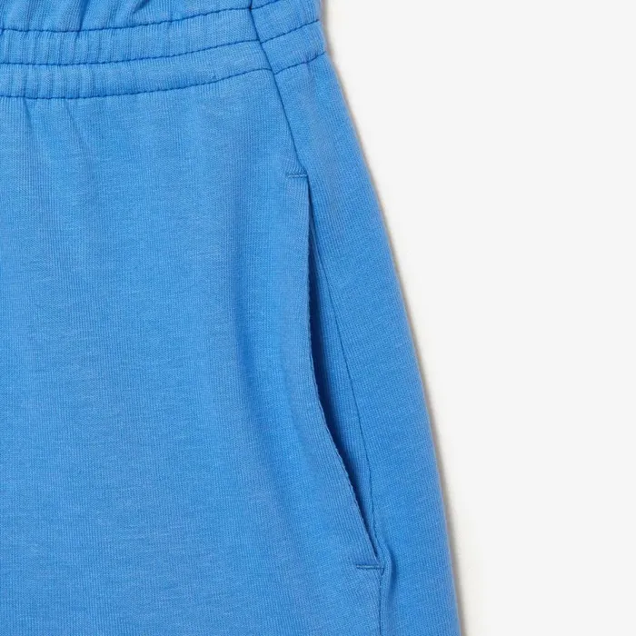 Dresses and Skirts Kids Lacoste Kids039 Organic Cotton Jersey Fit And Flare Dress Ethereal Blue L99