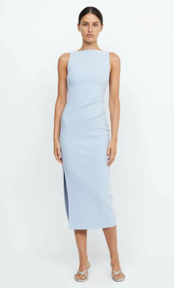 Dresses Bec Bridge Be Mine Tuck Dress Dusty Blue