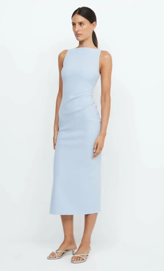 Dresses Bec Bridge Be Mine Tuck Dress Dusty Blue