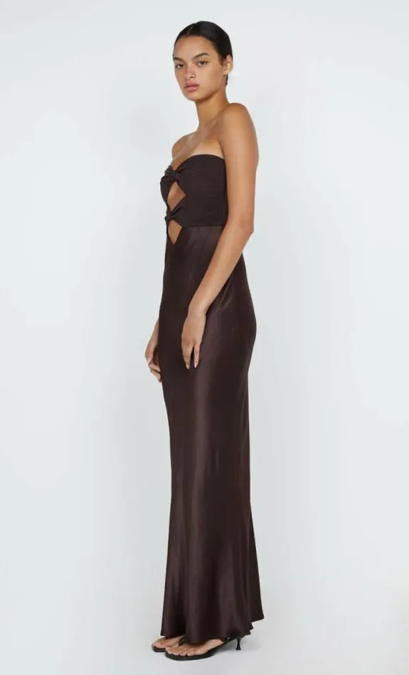 Dresses Bec Bridge Halle Strapless Dress Chocolate