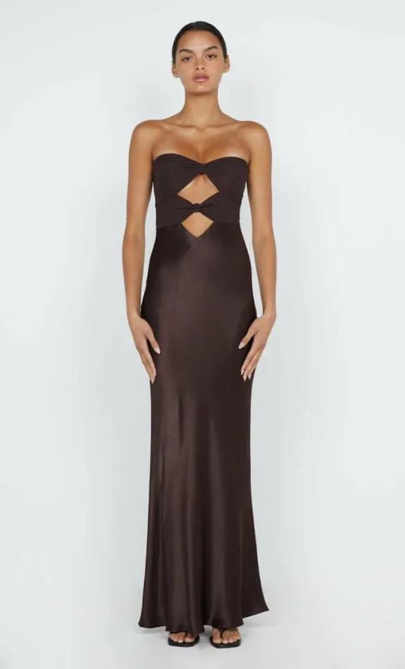 Dresses Bec Bridge Halle Strapless Dress Chocolate