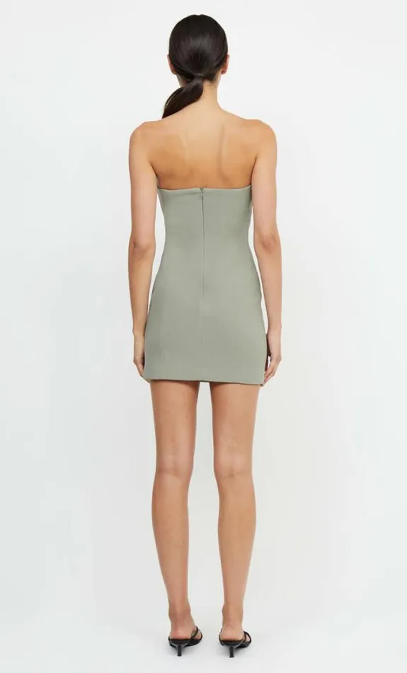 Dresses Bec Bridge Karina Strapless Split Mini Dress Sage
