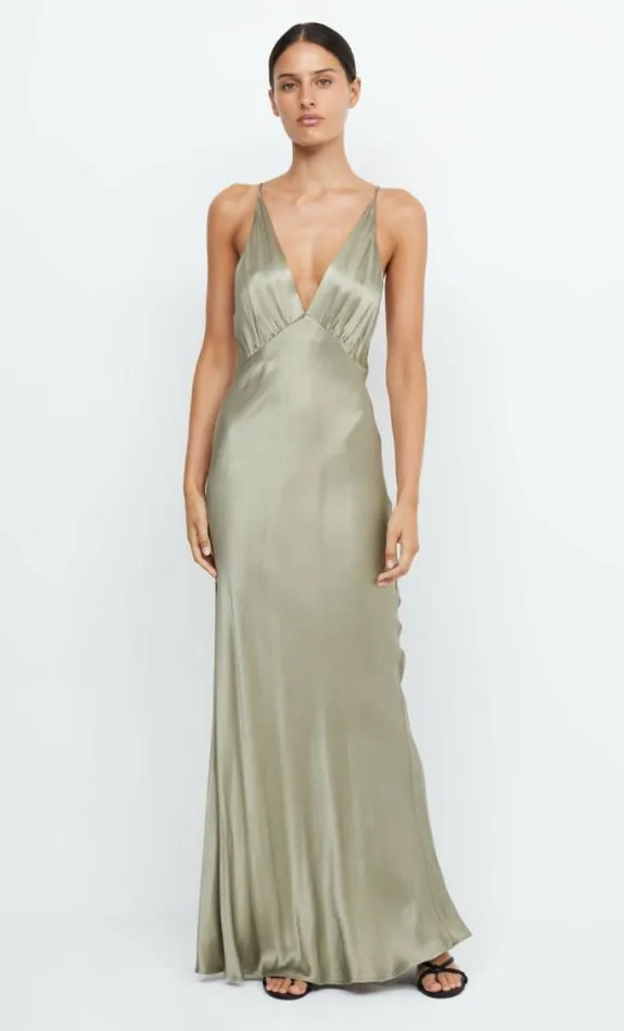 Dresses Bec Bridge Moon Dance V Maxi Dress Sage