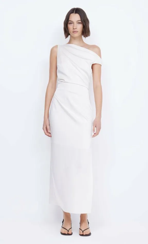 Dresses Bec Bridge Rochelle Asym Midi Dress Cream